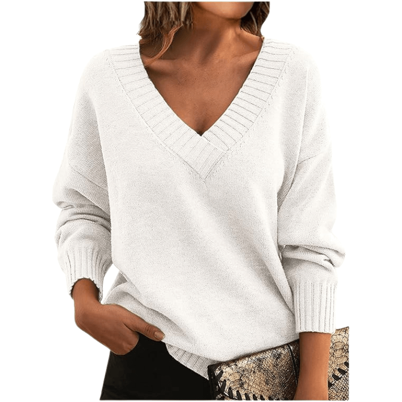 Women's Classic V-Neck Sweater