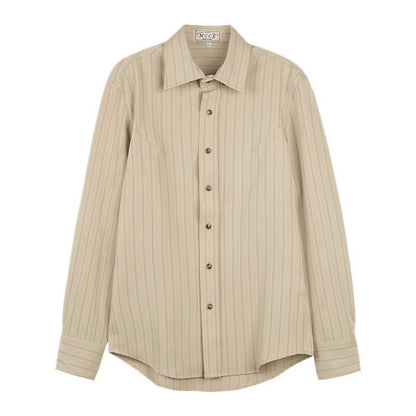 Men's Long Sleeve Dress Shirt Button-Up
