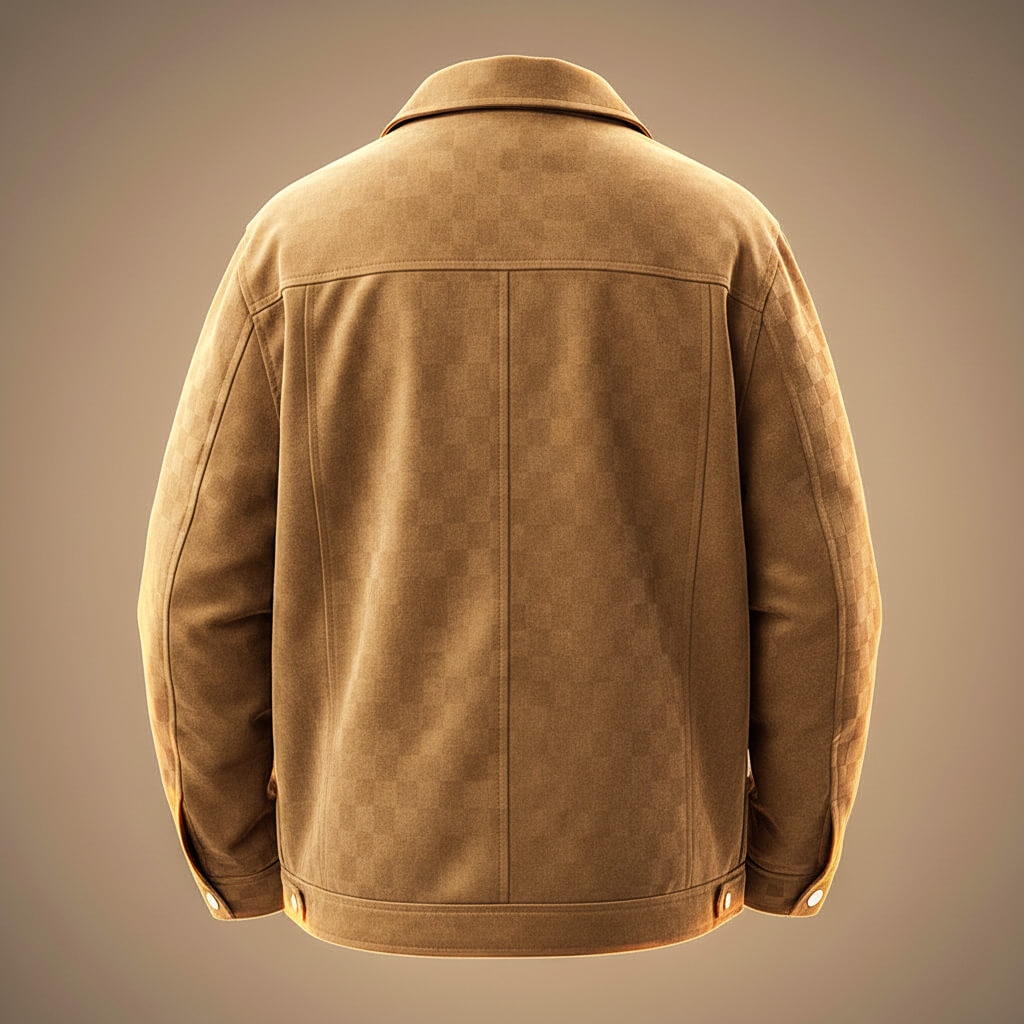 Tucker Checkered Suede Jacket