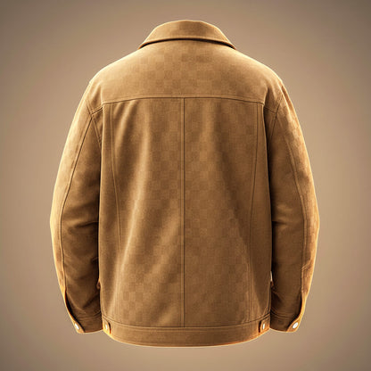 Tucker Checkered Suede Jacket