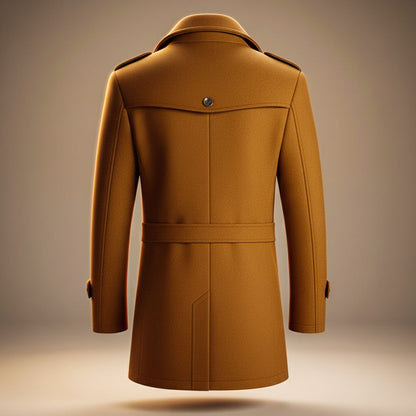 Matteo Men's Virgin Wool Overcoat