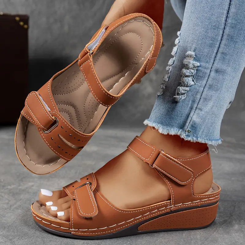 Women's Open-Toe Adjustable Strap Sandals
