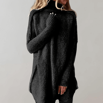 Women's Long Relaxed Fit Sweater - Vonnera