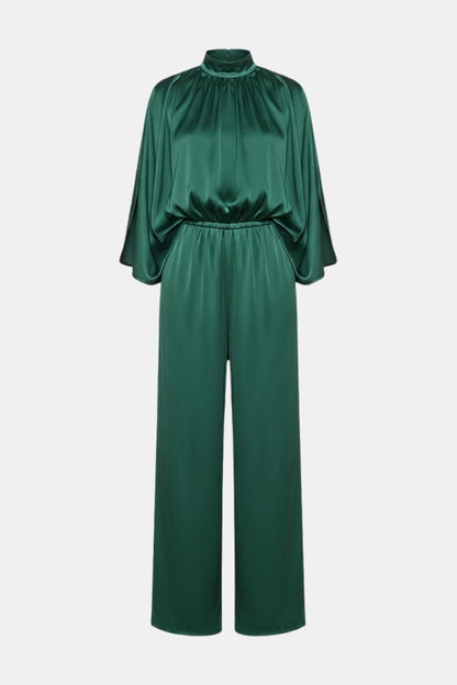 Women's High Neck Jumpsuit Cape Sleeve - VibreMode