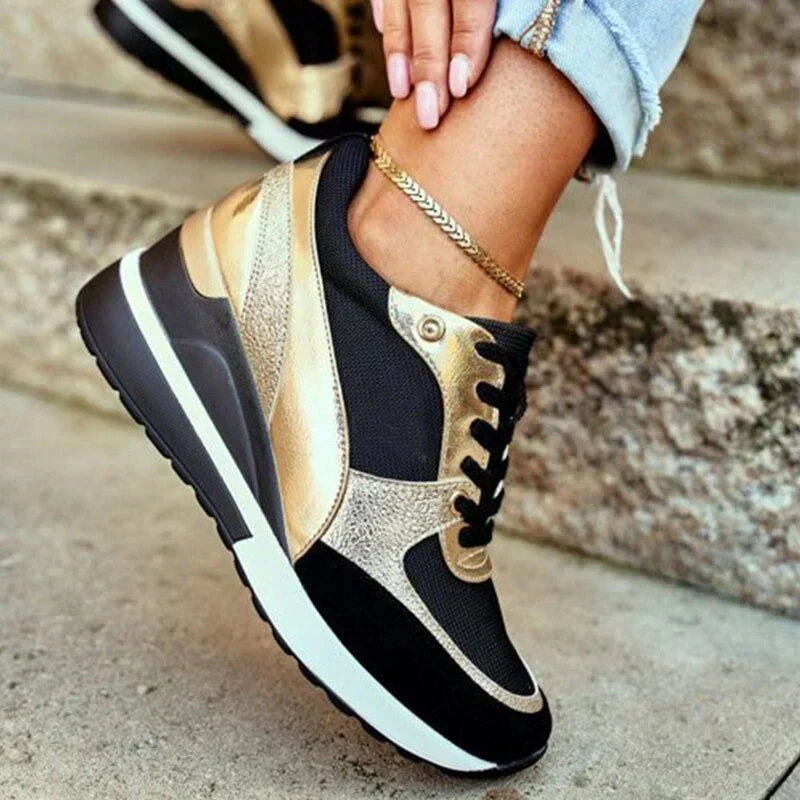 Women's Knit Sneakers Arch Support Memory Foam