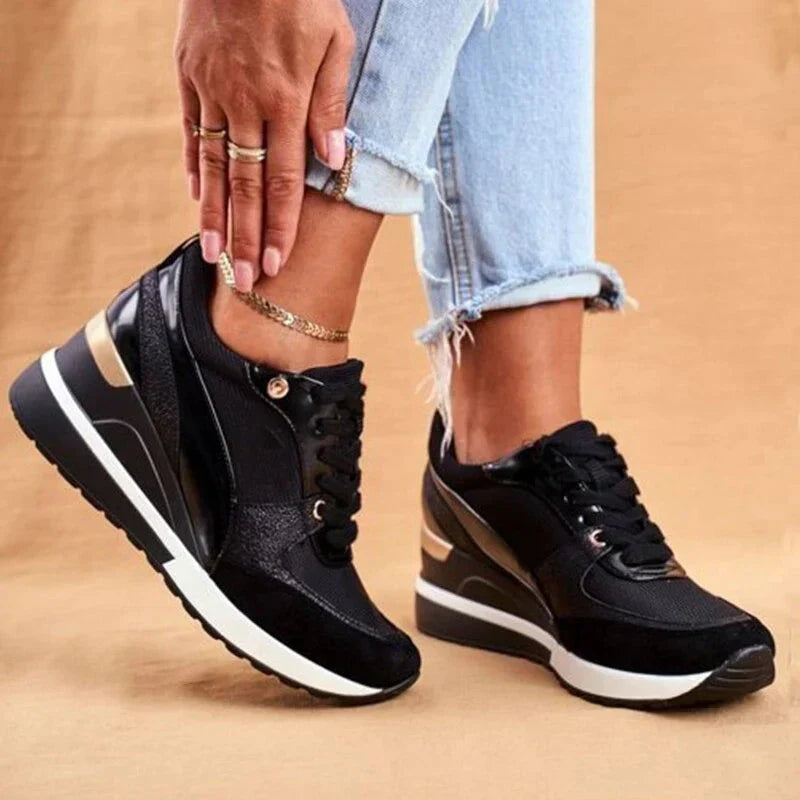 Women's Knit Sneakers Arch Support Memory Foam