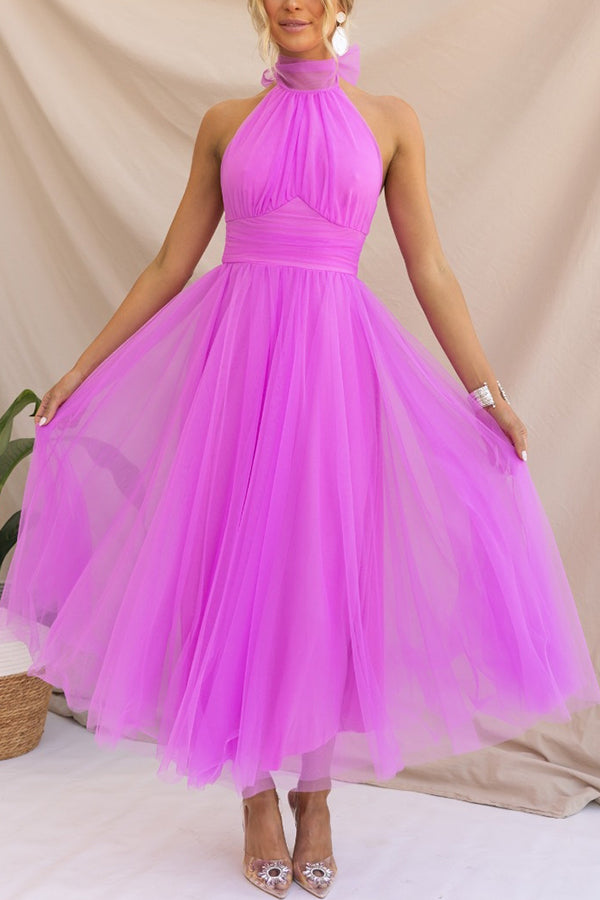 Women's Tulle Wedding Guest Dress - Vonnera