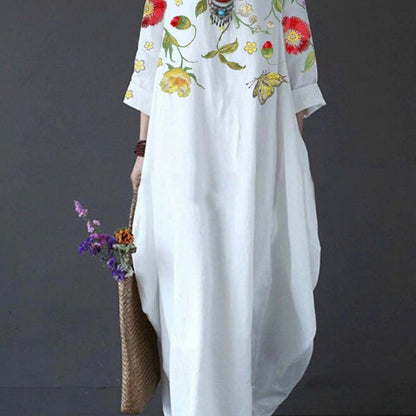 Women's Floral Maxi Dress Flowy Casual - Vonnera