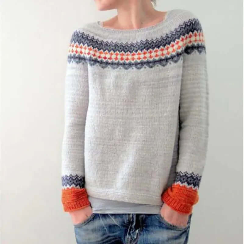 Women's Fair Isle Sweater - Vonnera