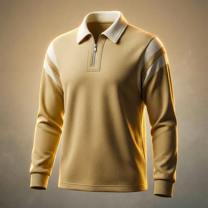 Brett Prestige Long Sleeve Polo