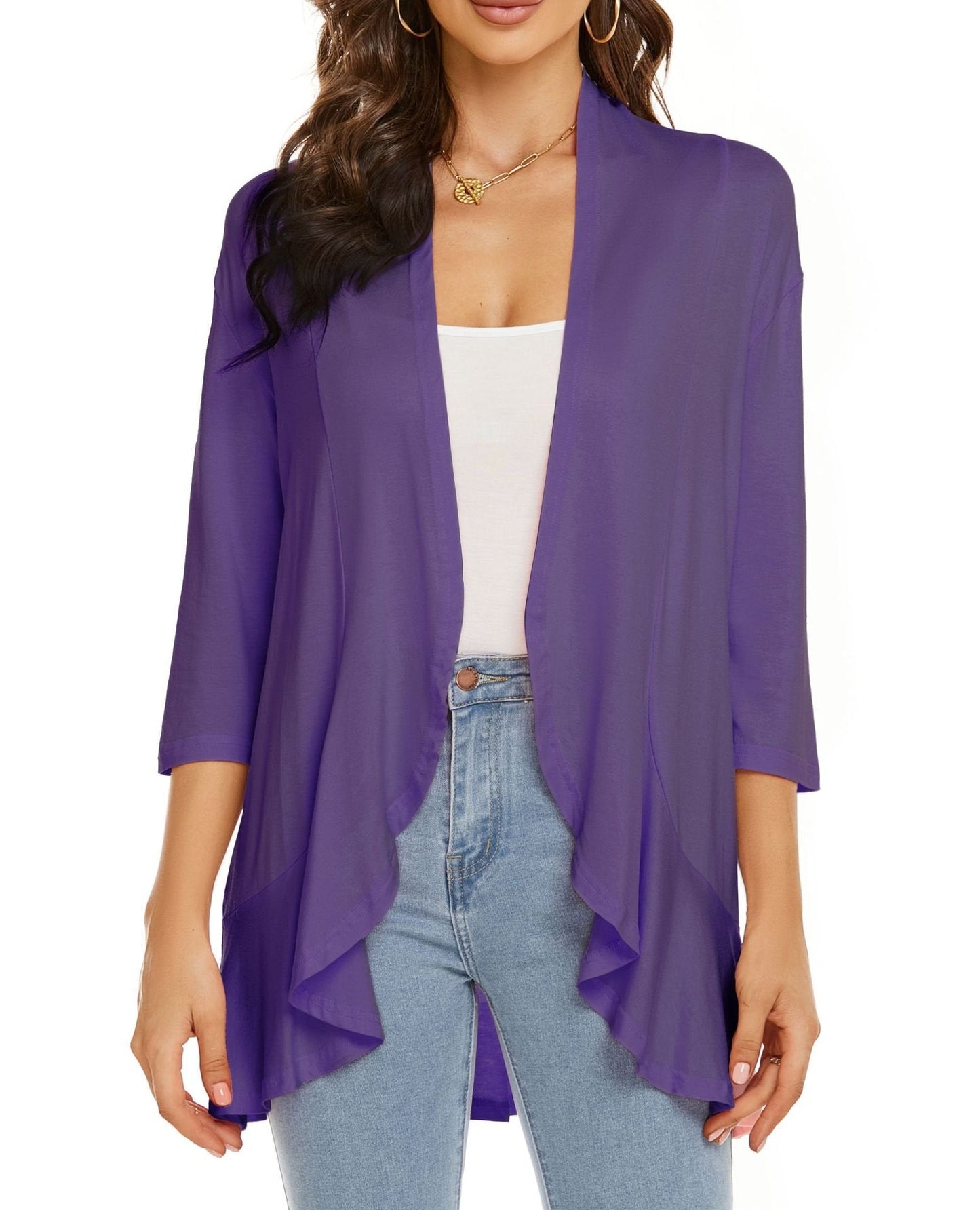 Bella Women's Open Front Cardigan - Vonnera