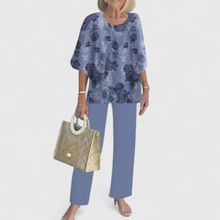 Women's Relaxed Fit 2-Piece Pant Set