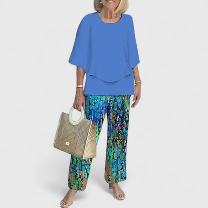 Women's Relaxed Fit 2-Piece Pant Set