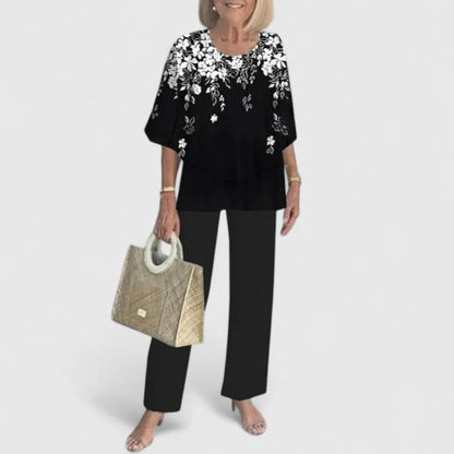 Women's Relaxed Fit 2-Piece Pant Set