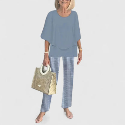 Women's Relaxed Fit 2-Piece Pant Set