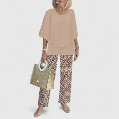 Women's Relaxed Fit 2-Piece Pant Set