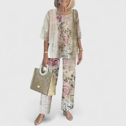 Women's Relaxed Fit 2-Piece Pant Set