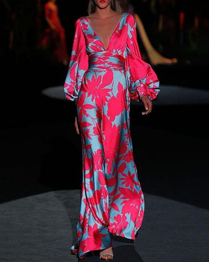 Image of Bella | Women's V-Neck Maxi Dress