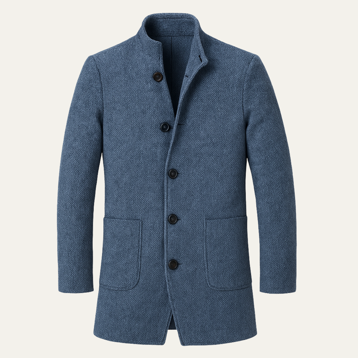 Men's Plaid Winter Jacket Long Check - Vonnera