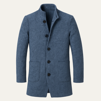 Men's Plaid Winter Jacket Long Check - Vonnera