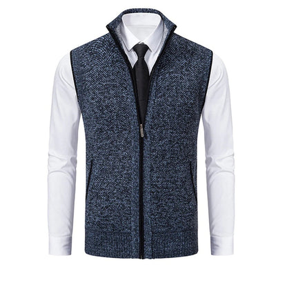 Men's Vest Polished Layered Refined Details