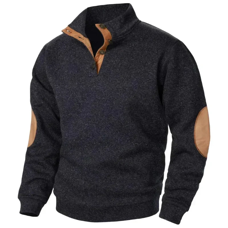 Men's V-Neck Casual Sweatshirt