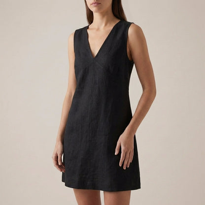 Women's A-Line Mini Dress V-Neck - Vonnera
