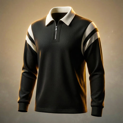 Brett Prestige Long Sleeve Polo
