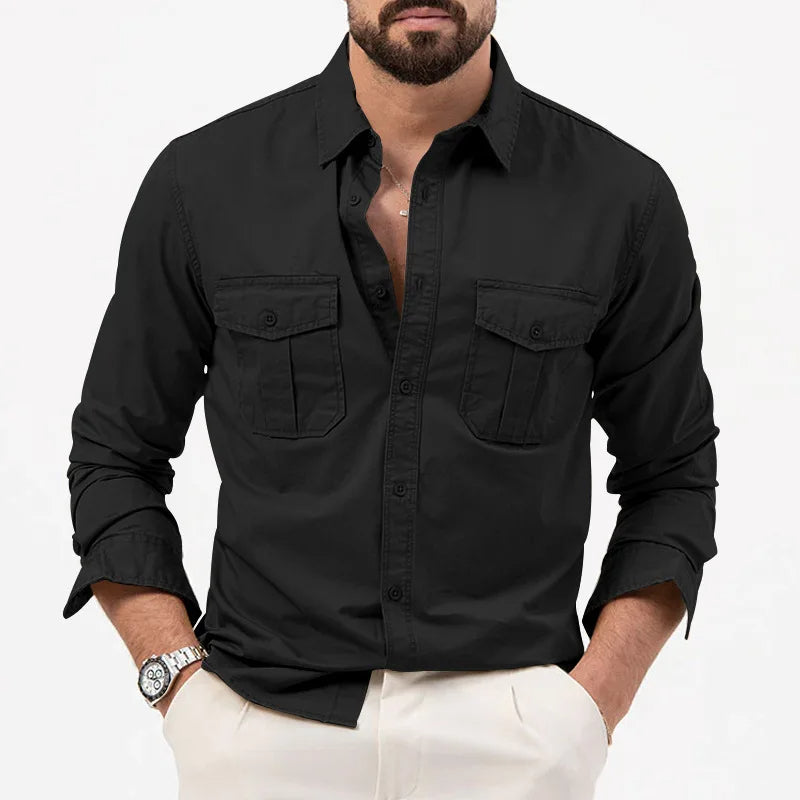Men's Slim Fit Utility Shirt