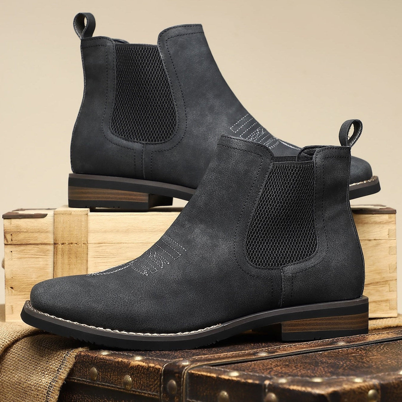 Isaac Leather Chelsea Boots - Jack Hafford
