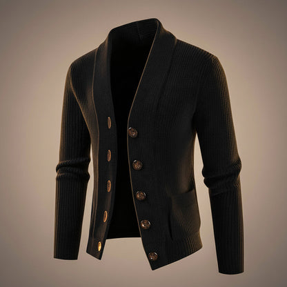 Andrew Virgin Wool Knit Cardigan