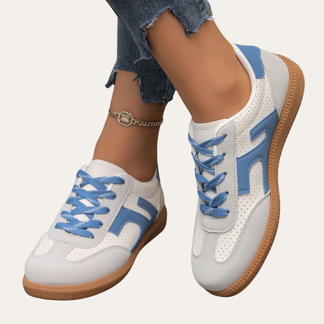 Women's Faux Leather Sneakers Comfortable