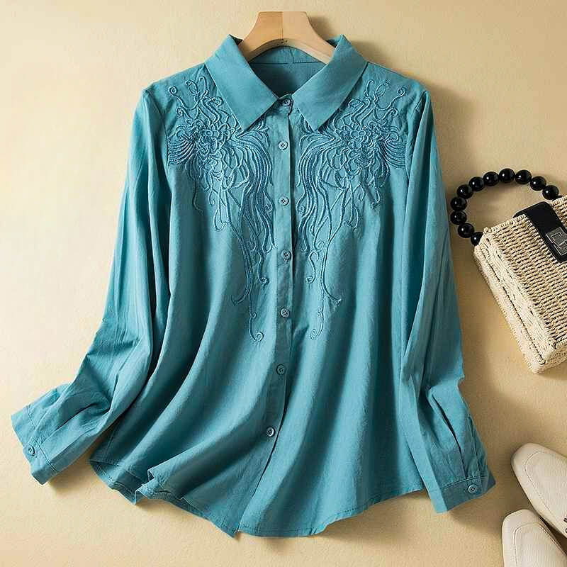 Milena Cotton-Linen Shirt
