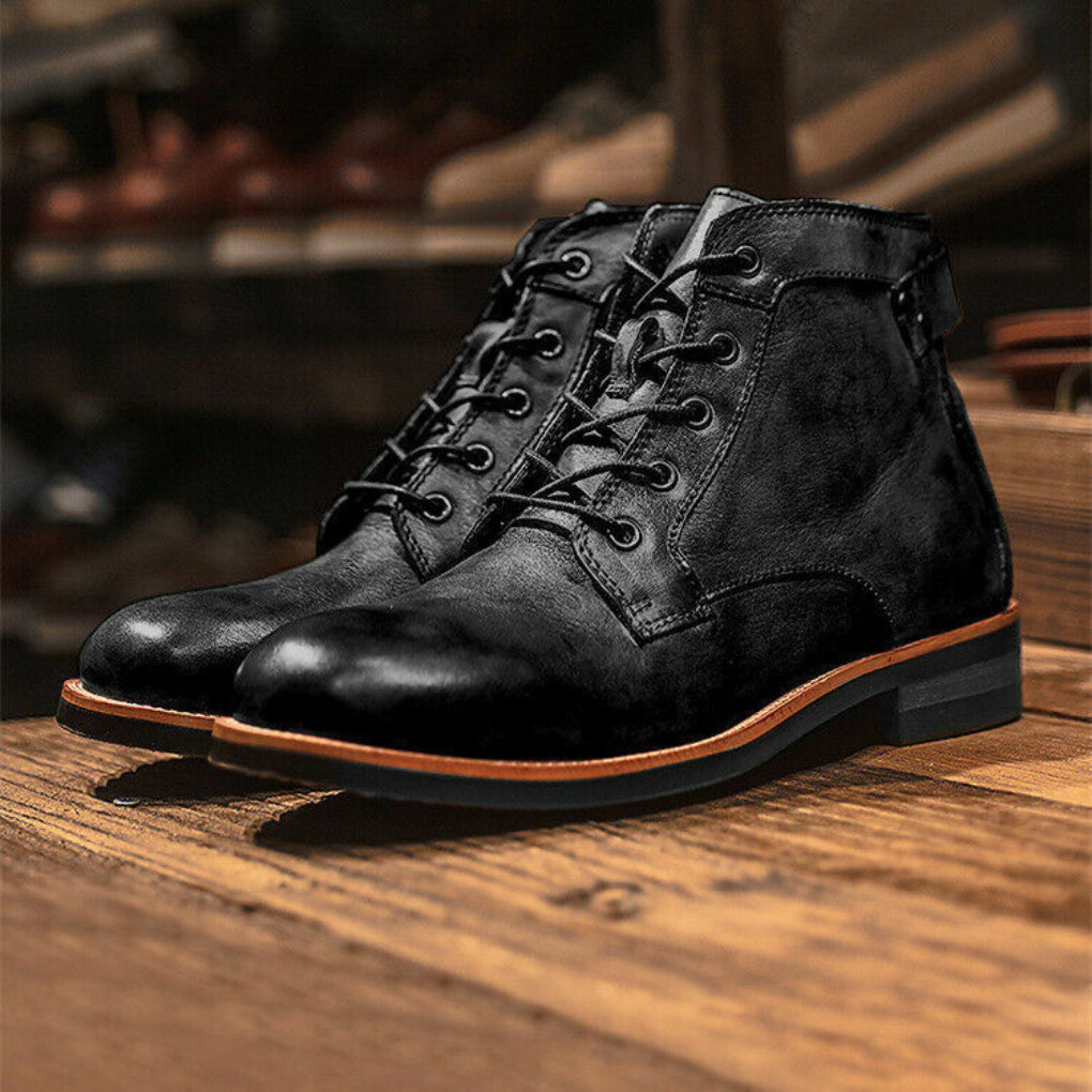 Men's Leather Boots Everyday Wear - Vonnera