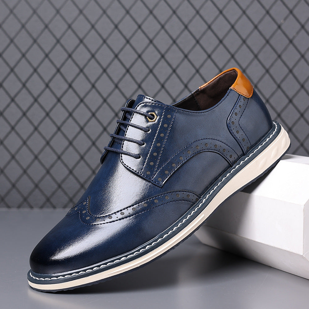 Men's Brogue Lace-Up Dress Shoes - Vonnera