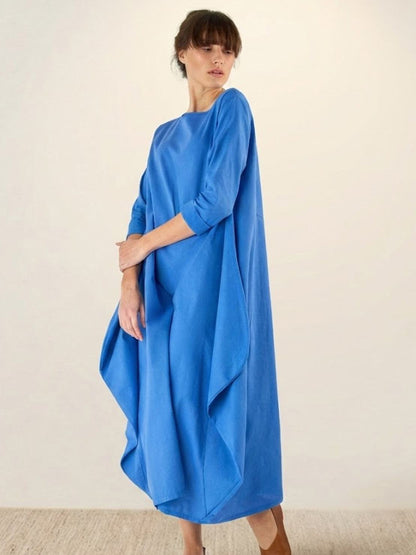 Serena | Women's Oversized Boho Maxi Dress with 3/4 Sleeves