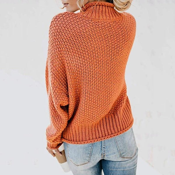 Women's Long Sleeve Textured Knit Sweater