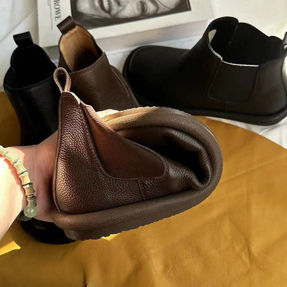 Women's Slip On Boots Flat Sole