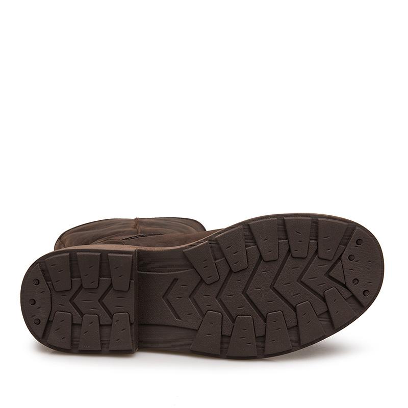 Women's Mid Calf Boots With Buckle