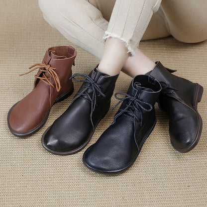 Women's Lace Boots Warm Classic Black