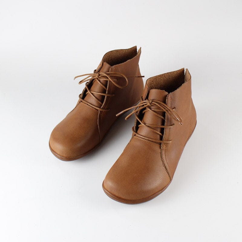 Women's Ankle Boots Lace Up Flat Style - Vonnera