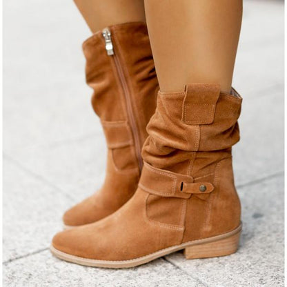Women's Ankle Boots Zipper Closure - Vonnera