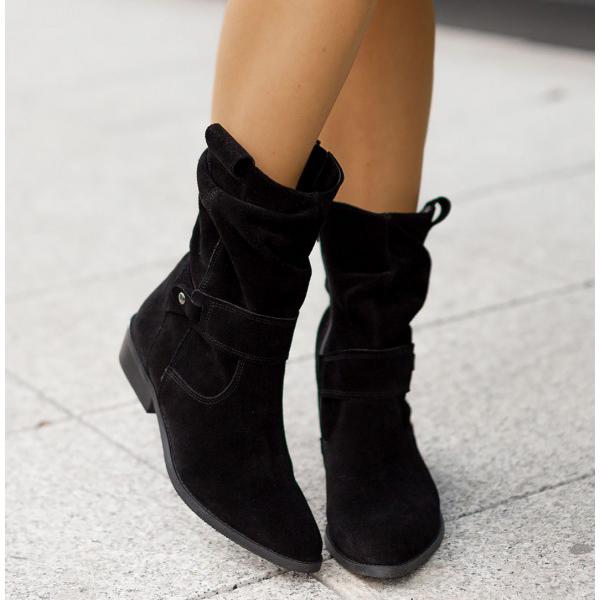 Women's Ankle Boots Zipper Closure