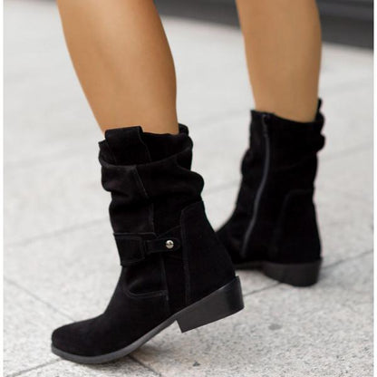 Women's Ankle Boots Zipper Closure