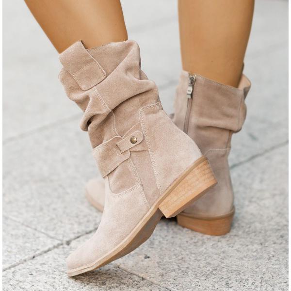 Women's Ankle Boots Zipper Closure