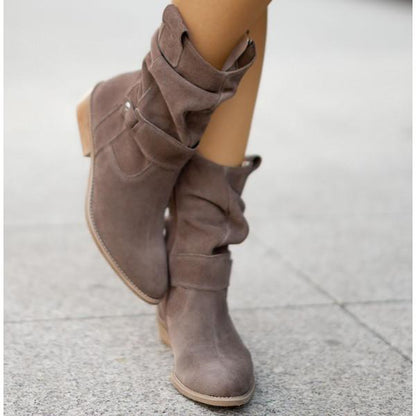 Women's Ankle Boots Zipper Closure