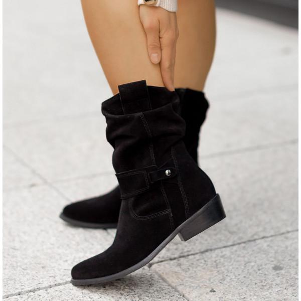 Women's Ankle Boots Zipper Closure
