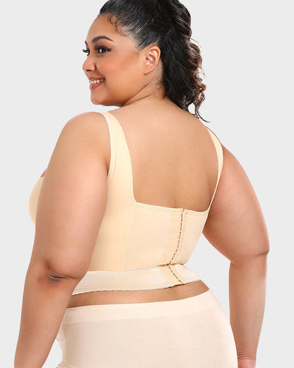 Women's Longline Push-Up Bra With Built-In Shapewear