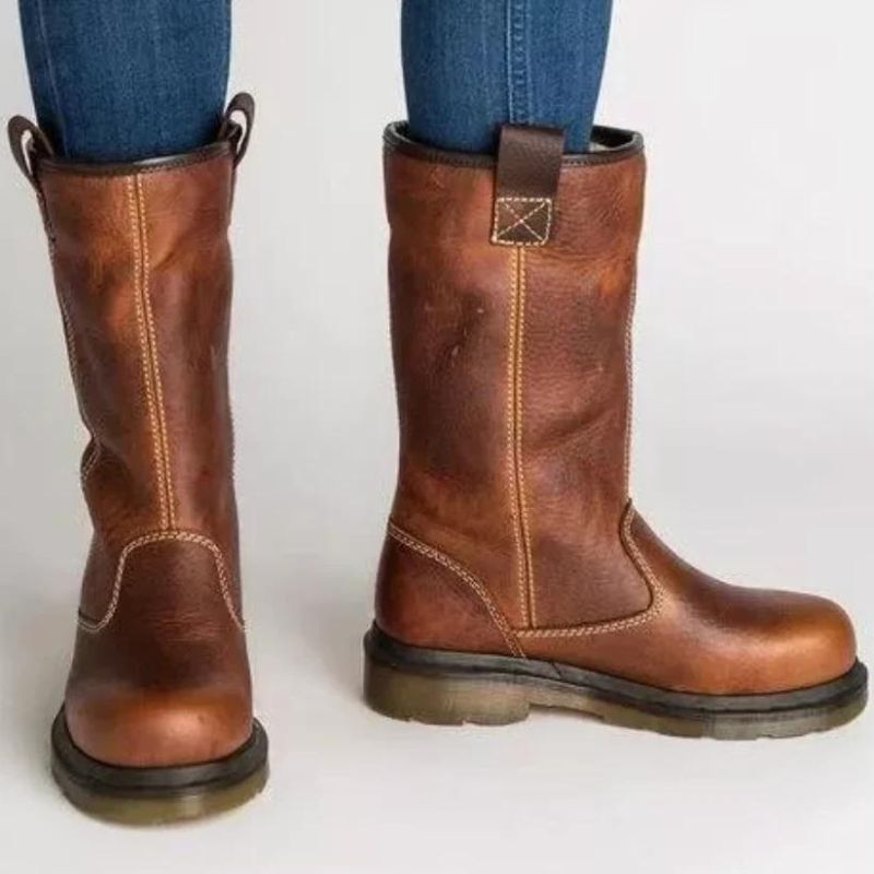 Image of Brady | Men's Pull-On Leather Ankle Boots