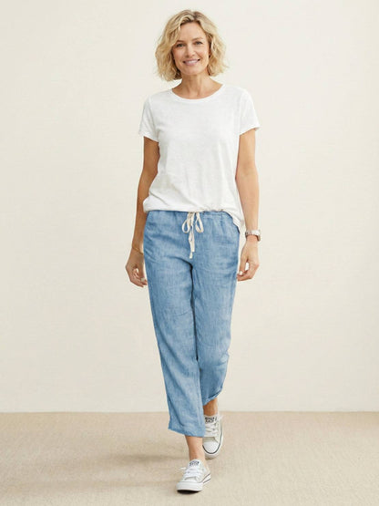 Harper | Women's Casual Drawstring Straight-Leg Casual Pants